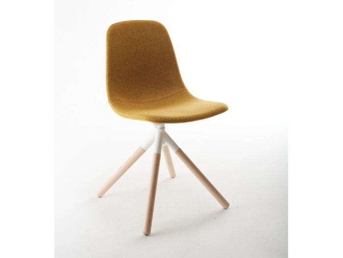 COUPÉ 4T UP - Swivel trestle-based fabric chair _ SOFTLINE 1979